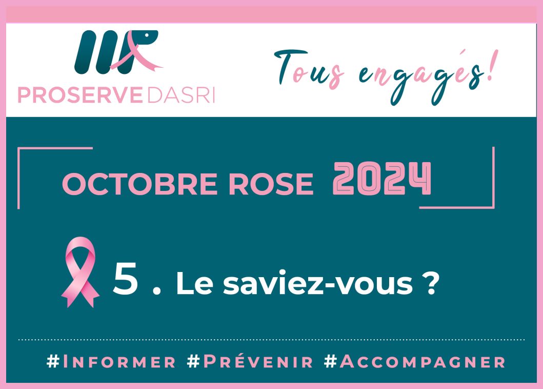 OCTOBRE ROSE / #5. Le saviez-vous ?