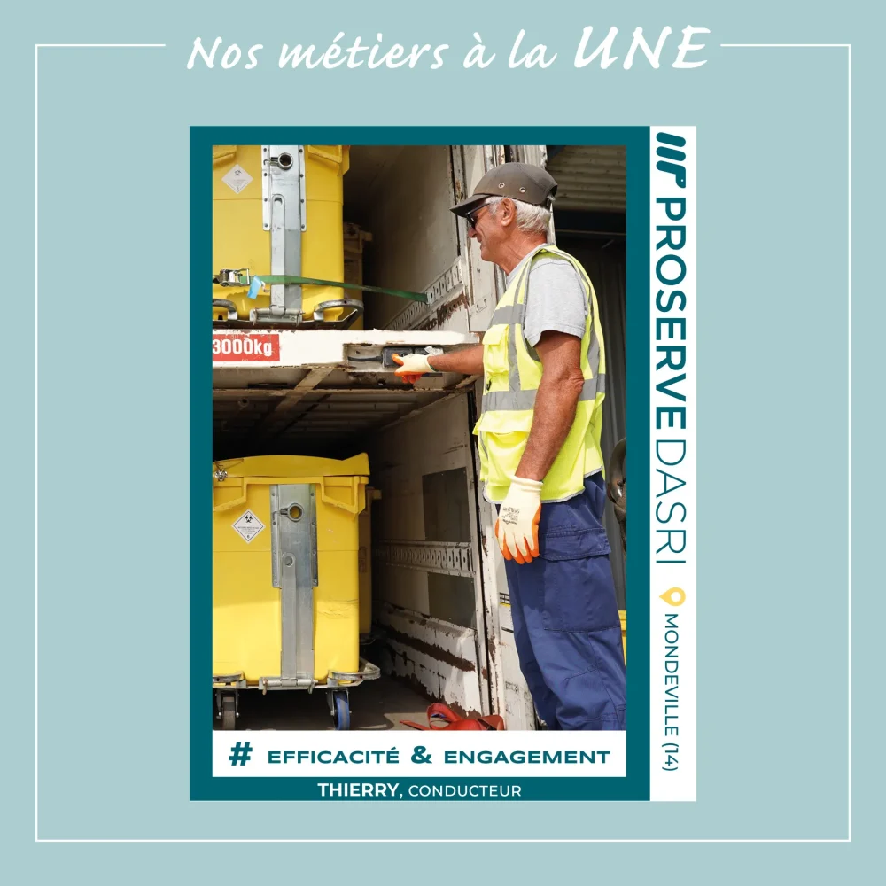 Thierry, Conducteur PROSERVE DASRI à Mondeville